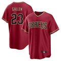 Arizona Diamondbacks #23 Zac Gallen Player Red Fotopoulosg Home Game Stitched Jerseys