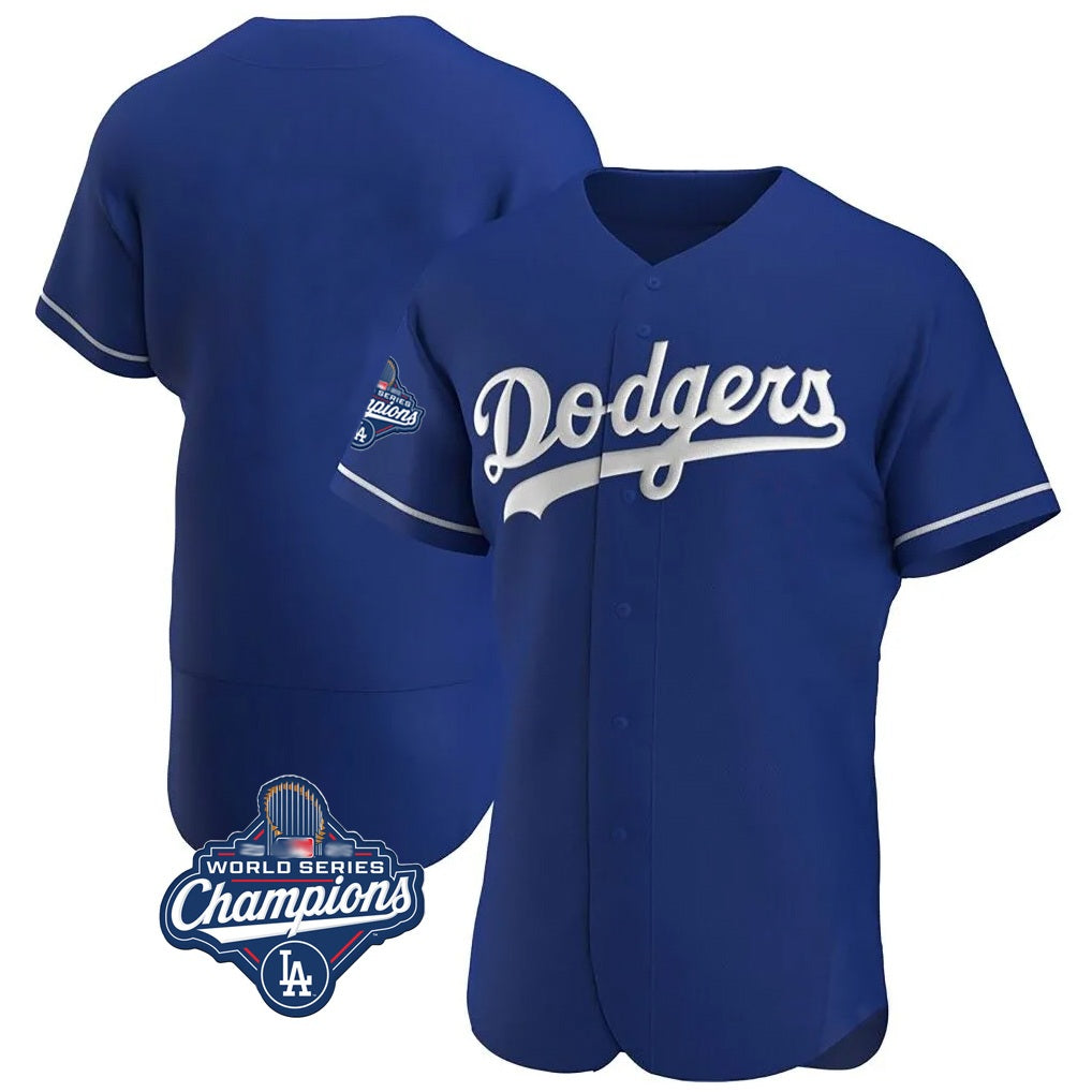 Los Angeles Dodgers Blank Player Royal Fotopoulosg Limited Elite Home World Series Meet Stitched Jerseys