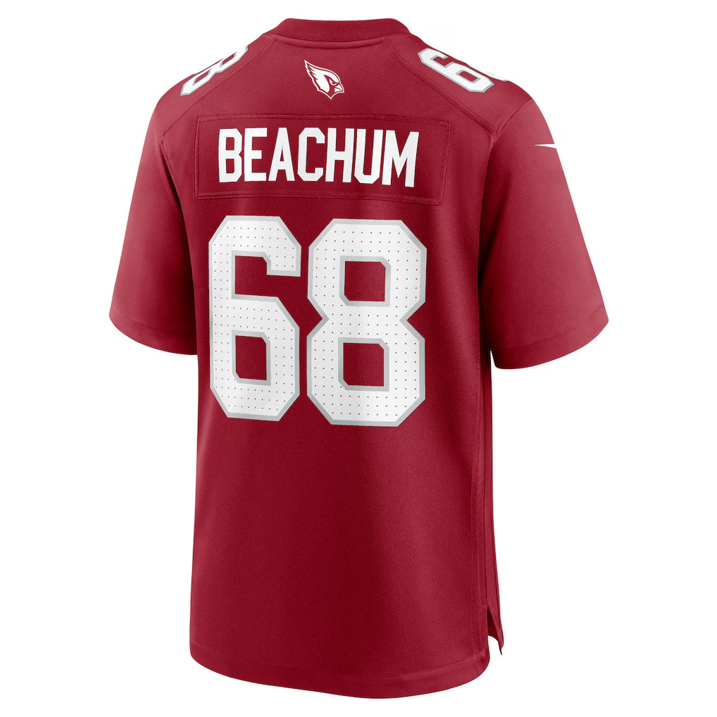 A.Cardinals #68 Kelvin Beachum Cardinal Fotopoulosg Team Game Jersey