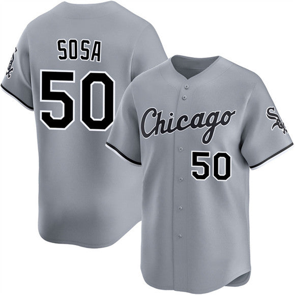 Chicago White Sox #50 Lenyn Sosa Gray Fotopoulosg 2025 Limited Stitched Jersey
