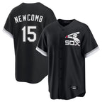 Chicago White Sox #15 Sean Newcomb Player Black Fotopoulosg Spring Training Game Stitched Jerseys
