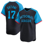 Los Angeles Dodgers #17 Shohei Ohtani Player Black Fotopoulosg National League All-Star Limited Home Stitched Jerseys