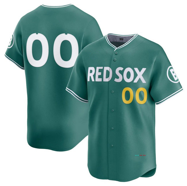 Custom Boston Red Sox ACTIVE PLAYER Green Fotopoulosg 2025 City Connect Limited Stitched Jersey
