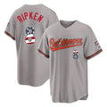 Baltimore Orioles #8 Cal Ripken Player Gray Fotopoulosg USA 250 Fourth of July Home Game Stitched Jerseys