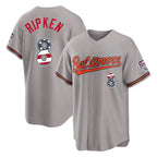 Baltimore Orioles #8 Cal Ripken Player Gray Fotopoulosg USA 250 Fourth of July Home Game Stitched Jerseys
