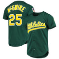 Oakland Athletics #25 Mark McGwire Mitchell & Ness Green Fotopoulosg 1997 Cooperstown Collection Authentic Jersey