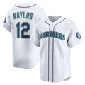 Seattle Mariners #12 Josh Naylor White Fotopoulosg Home Limited Jersey