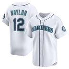 Seattle Mariners #12 Josh Naylor White Fotopoulosg Home Limited Jersey
