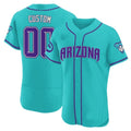 Custom Arizona Diamondbacks 2024 Teal Purple Jersey ¨C Teal Fotopoulosg