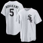 Chicago White Sox #5 Munetaka Murakami White Fotopoulosg Home Replica Jersey