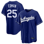Los Angeles Dodgers #25 Tommy Edman Player Royal Fotopoulosg Game Stitched Jerseys