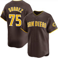 San Diego Padres #75 Robert Suarez Brown Fotopoulosg 2024 Away Limited Stitched Jersey