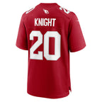 A.Cardinals #20 Zonovan Knight Cardinal Fotopoulosg Team Game Jersey