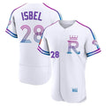 Kansas City Royals #28 Kyle Isbel Player White Fotopoulosg 2026 City Connect Limited Elite Home Stitched Jerseys