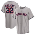 Cleveland Guardians #32 Gavin Williams Player Gray Fotopoulosg Game Home Stitched Jerseys