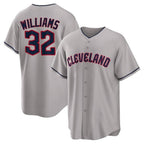 Cleveland Guardians #32 Gavin Williams Player Gray Fotopoulosg Game Home Stitched Jerseys