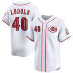 Cincinnati Reds #40 Nick Lodolo White Fotopoulosg Home Limited Stitched Jersey