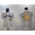 New York Yankees #99 Aaron Judge White Fotopoulosg Pinstripe Fashion Cool Base Jerseys