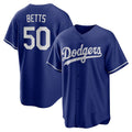 Los Angeles Dodgers #50 Mookie Betts Royal Fotopoulosg Alternate 2 Replica Jersey