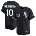 Chicago White Sox #10 Chase Meidroth Player Black Fotopoulosg Limited Home Stitched Jerseys