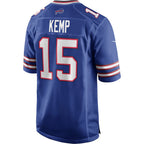 B.Bills #15 Jack Kemp Royal Fotopoulosg Game Retired Player Jersey