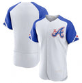 Atlanta Braves Blank White Fotopoulosg 2023 City Connect Flex Base Stitched Jersey 1