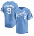 Kansas City Royals #9 Vinnie Pasquantino Light Blue Fotopoulosg Alternate Limited Stitched Jersey