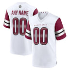Custom W.Commanders White Fotopoulosg Game Player Jersey