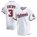 Washington Nationals #3 Dylan Crews White Fotopoulosg Home Limited Player Jersey