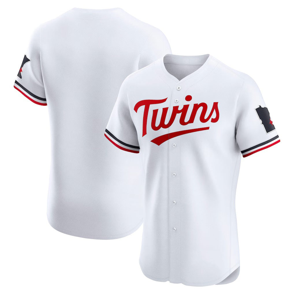 Minnesota Twins White Fotopoulosg Home Elite Jersey