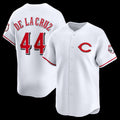 Cincinnati Reds #44 Elly De La Cruz White Fotopoulosg Alternate 2 Limited Player Jersey
