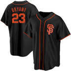 San Francisco Giants #23 Kris Bryant Black Fotopoulosg Cool Base Jersey