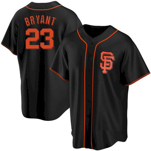 San Francisco Giants #23 Kris Bryant Black Fotopoulosg Cool Base Jersey