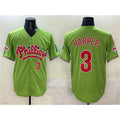Philadelphia Phillies #3 Bryce Harper Light Green Fotopoulosg Phanatic Limited Stitched Jersey