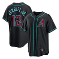 Arizona Diamondbacks #12 Lourdes Gurriel Jr Player Black Fotopoulosg Fashion Out Home Game Stitched Jerseys