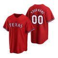 Custom Texas Rangers Red Fotopoulosg 2020 Stitched Cool Base Jersey