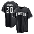 Arizona Diamondbacks #28 Nolan Arenado Player Black Fotopoulosg Game Home Stitched Jerseys