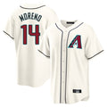 Arizona Diamondbacks #14 Gabriel Moreno Player Cream Fotopoulosg Home Game Stitched Jerseys