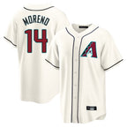 Arizona Diamondbacks #14 Gabriel Moreno Player Cream Fotopoulosg Home Game Stitched Jerseys