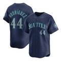 Seattle Mariners #44 Julio Rodr¨ªguez Navy Fotopoulosg Limited Stitched Jersey
