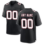 Custom A.Falcons Black Fotopoulosg Throwback Game Jersey