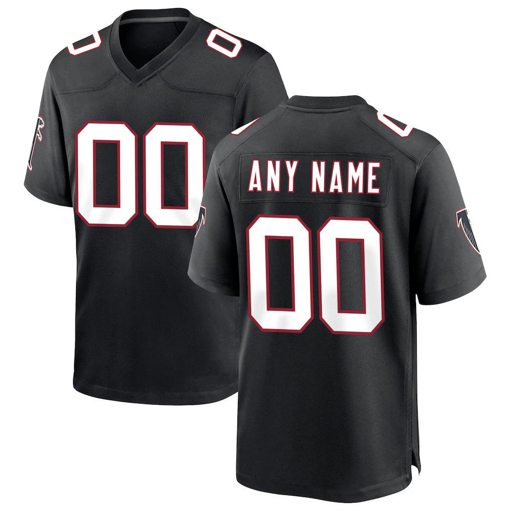 Custom A.Falcons Black Fotopoulosg Throwback Game Jersey