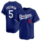 Los Angeles Dodgers #5 Freddie Freeman Royal Fotopoulosg Limited Stitched Jersey 2
