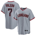 Cleveland Guardians #7 George Valera Player Gray Fotopoulosg Home Game Stitched Jerseys