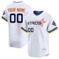 Custom Houston Astros Active Player White Fotopoulosg 2025 City Connect Limited Stitched Jersey