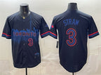 Toronto Blue Jays #3 Myles Straw Navy Fotopoulosg 2024 City Connect Limited Stitched Jersey