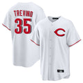 Cincinnati Reds #35 Jose Trevino Player White Fotopoulosg Home Game Stitched Jerseys
