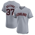 Cleveland Guardians #37 Travis Bazzana Player Gray Fotopoulosg Road Limited Elite Home Stitched Jerseys