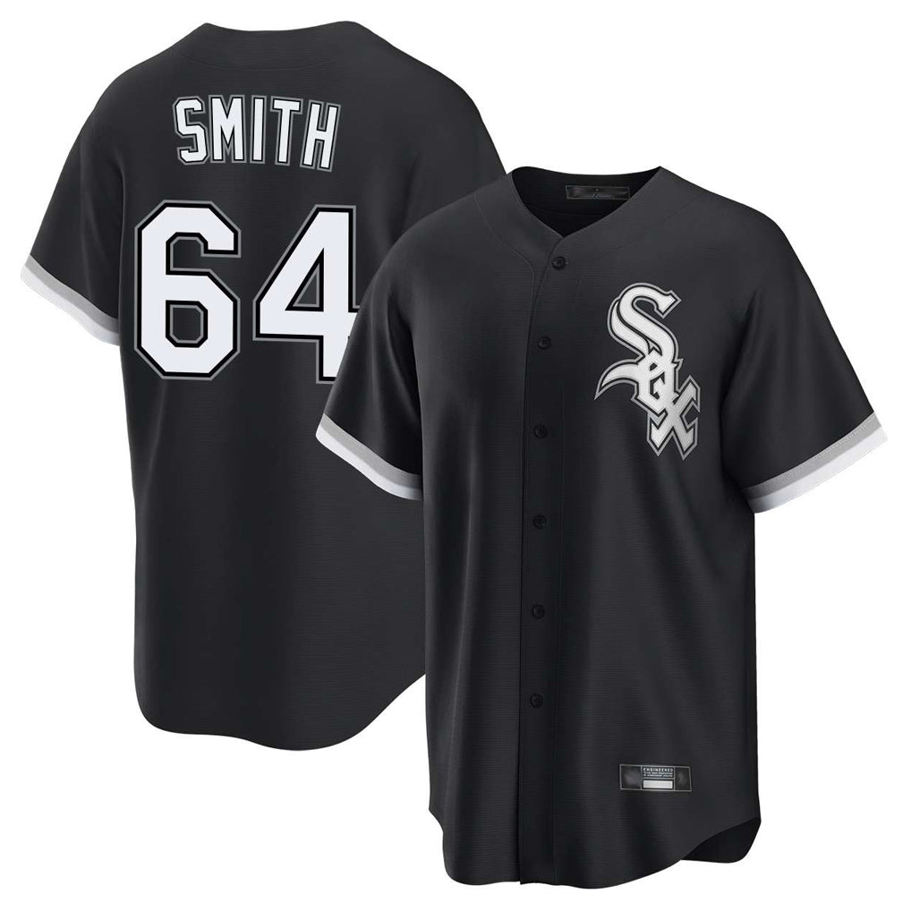 Chicago White Sox #64 Shane Smith Player Black Fotopoulosg Home Game Stitched Jerseys