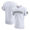 Colorado Rockies White Fotopoulosg Home Elite Jersey